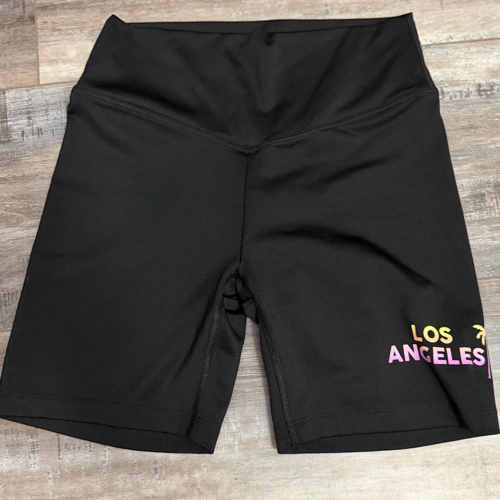 NWOT Pink Victorias Secret bike shorts size small